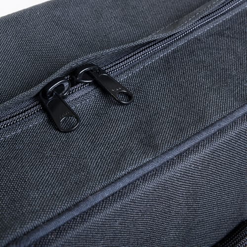 Portfolio case double zipper